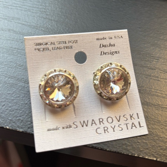 Swarovski crystal dance earrings - Picture 1 of 2
